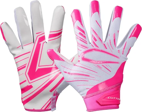 Vista 7 de Guantes de fútbol Cutters - Guantes de receptor de fútbol para el día del partido con agarre de silicona de alta adherencia, soporte y protección