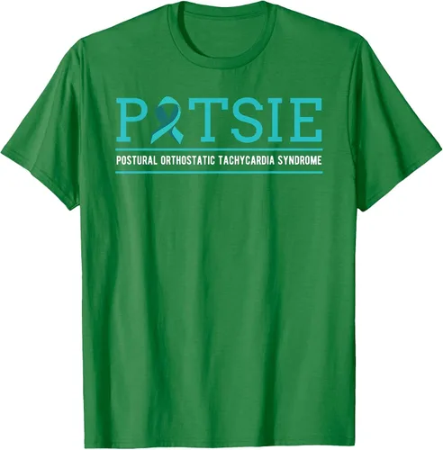 Vista 49 de POTS Dysautonomia Turquoise Ribbon Autonomic Dysfunction T-Shirt Asphalt Grey