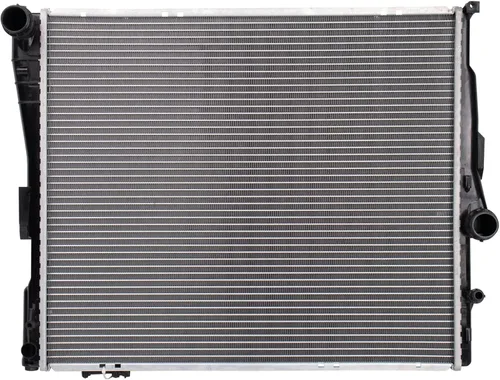 Vista 139 de TRQ Radiador de núcleo de aluminio de 1 fila Compatible con Subaru WRX STI 2.5L Turbo AWD 2015-2020