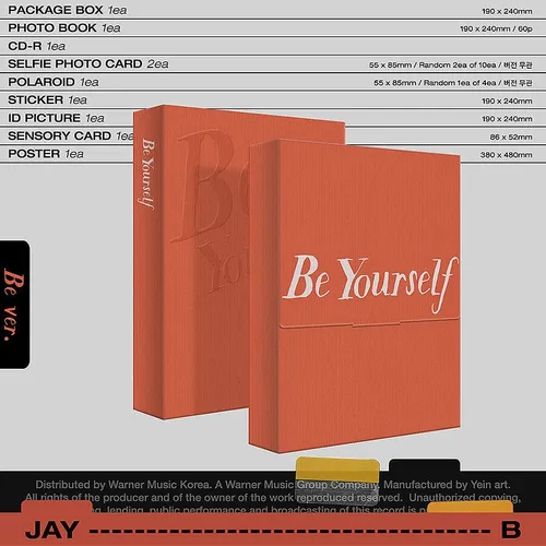 Vista 2 de GOT7 JAY B BE YOURSELF 2º EP Álbum BE + YOURSELF - 2 Ver Full Set. K-POP SELLADO