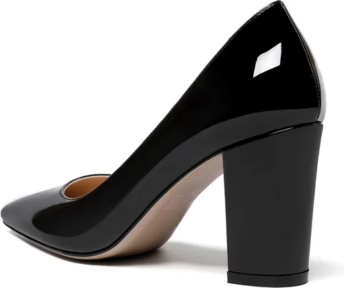 Vista 7 de WAYDERNS Zapatos de tacón alto con puntera puntiaguda para mujer, de 3.5 pulgadas