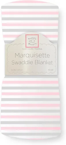 Vista 14 de SwaddleDesigns Marquisette - Manta de recepción envolvente para bebés niños y niñas, muselina de algodón premium suave, mejor regalo de baby shower