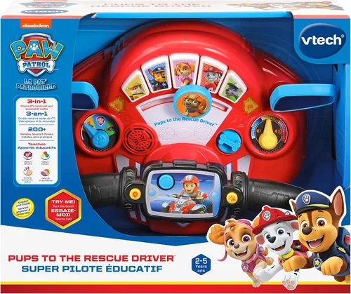 Vista 7 de VTech Paw Patrol Cachorros al Rescate Conductor, Rojo