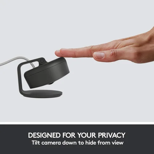 Vista 6 de Logitech Circle View - Cámara de seguridad para el hogar con cable resistente a la intemperie, video TrueView, gran angular de 180°, HD de 1080p