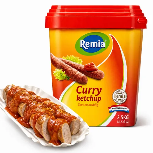 Vista 9 de Remia Curry Gewurtz en tubo/Ketchup de curry Remia