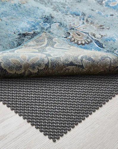 Vista 22 de Veken Almohadilla Antideslizante para Alfombra de 4 x 6 pies para pisos de madera dura, almohadillas antideslizantes para alfombras de área, Gris