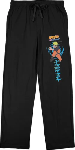 Vista 4 de Bioworld Naruto Shippuden Naruto Uzumaki - Juego de dormir para hombre (2 unidades), Negro