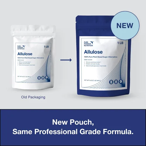 Vista 3 de Pure Powder Nutrition Alulosa Alternativa de azúcar a base de plantas Paquete de 1 lb