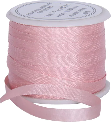 Vista 99 de Threadart Cinta de seda 100% pura - 3 tamaños - Docenas de colores - Castaño - 2 mm No. 524 Soft 100% pure silk ribbon on a single spool - perfect