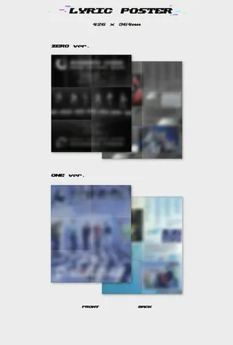 Vista 3 de ONEUS BINARY CODE 5th Mini Album [ ZERO + ONE ] 2VER FULL SET. 2 CD+2 Photo Book(each 96p) +2 Lyric Poster(On pack)+2 Big Photo Card+2 Photo Card K