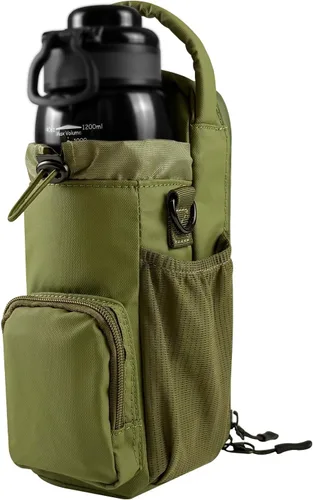 Vista 10 de Bolsa magnética de gimnasio para hombres y mujeres, soporte magnético para botella de agua para gimnasio, bolsa de gimnasio pequeña, regalos de Negro