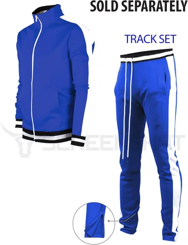Vista 3 de Screenshot - Pantalones deportivos con cinta lateral estilo Hip Hop, ajuste ceñido, para hombre