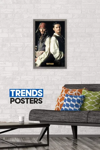 Vista 5 de Trends International Disney Pirates of the Caribbean: The Curse of the Black Pearl - Póster de pared dúo, 14.725 x 22.375 pulgadas, versión