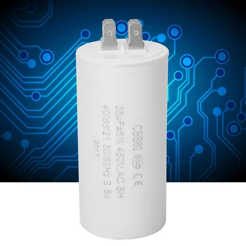 Vista 5 de Peso ligero CBB60 Condensador del comienzo del condensador del generador 4 Pin Motor de la baja pérdida que funciona para los refrigeradores