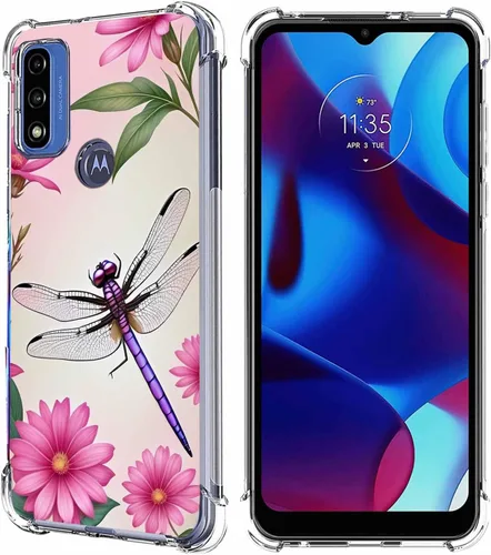 Vista 29 de Funda para Moto G Pure/Moto G Power 2022/Moto G Play 2023, colorida funda protectora de poliuretano termoplástico resistente a los arañazos