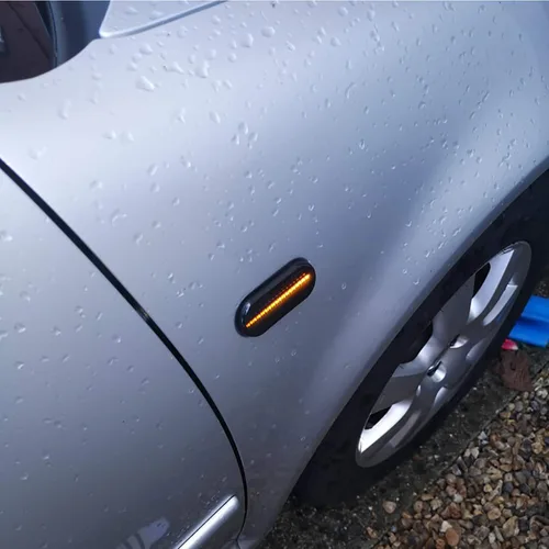 Vista 7 de Xinctai 2 luces LED dinámicas de señal de giro con lente ahumada compatible con VW Golf 4 Mk4 Gti R32 Jetta Passat B5 Lupo Polo Sharan Vento Fox