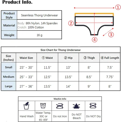 Vista 3 de Ropa interior sin costuras para mujer sexy de encaje hipster bikini tanga ropa interior para mujer