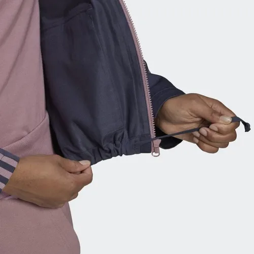Vista 6 de adidas Chaqueta Tiro Cargo para mujer, Azul marino sombra