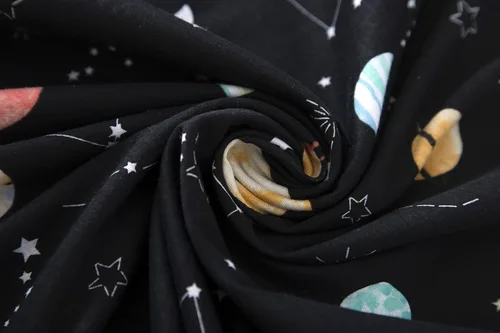 Vista 9 de Inadays Camisón de algodón para mujer, ropa de dormir de manga corta, camisón casual con estampado, pijama holgado y cómodo