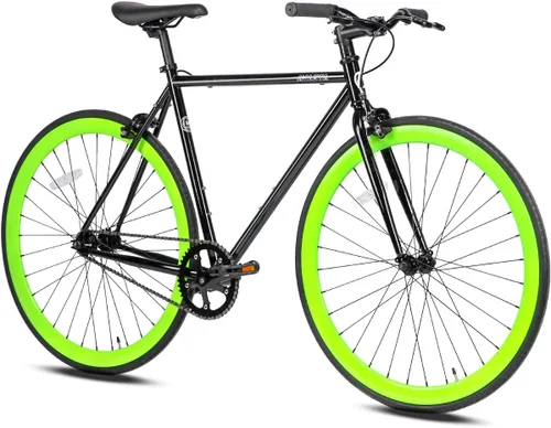 Vista 8 de AVASTA Single-Speed Fixed Gear Fixie Bike, Flip Flop Hub Urban Commuter Bicycle, 50/54/58cm Frame, Multiple