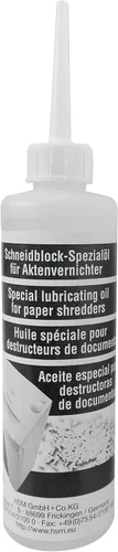 Vista 2 de HSM Aceite lubricante especial para trituradora, 8.5 fl oz