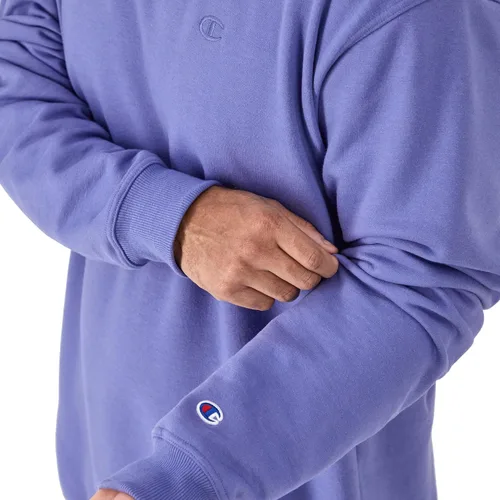 Vista 133 de Champion Sudadera de forro polar de peso medio con cuello redondo para hombre (regular o grande y alto)