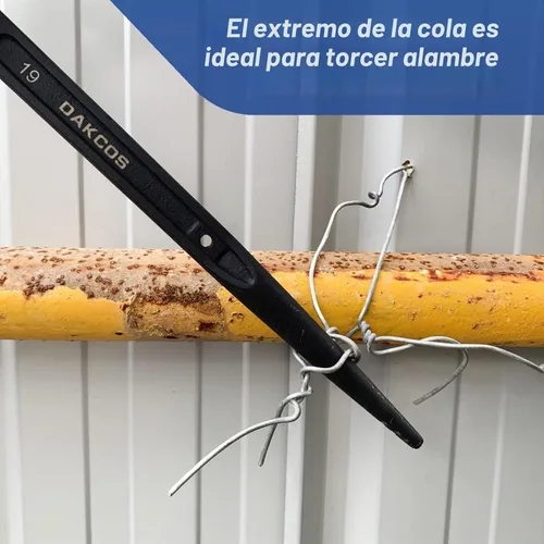 Vista 6 de DAKCOS 2 Piezas 19 mm×22 mm O 3/4"×7/8" 12 Puntos Llave de Trinquete de Doble Extremo con Enchufe de Andamio Spud, Negro