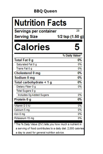 Vista 2 de DAK's Spices BBQueen - Mezcla de condimentos 100% libre de sal y azúcar Condimento saludable Sin MSG, conservantes y cloruro de potasio Bajo
