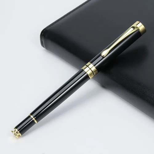 Vista 3 de Bolígrafos personalizados, el mejor juego de regalo de bolígrafo para hombres y mujeres, profesional, oficina ejecutiva, bonitos, bolígrafo negro