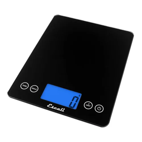 Vista 3 de Escali 2210IB ArtiXL Báscula de Cocina Digital de Vidrio Extra-Grande con Pantalla LCD, Mide Ingredientes Líquidos y Secos, Función de Tara