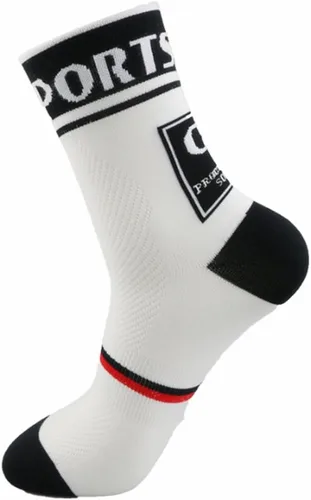 Vista 5 de Libar Calcetines de ciclismo para hombre, unisex, transpirables, deportivos, para correr, trekking, baloncesto