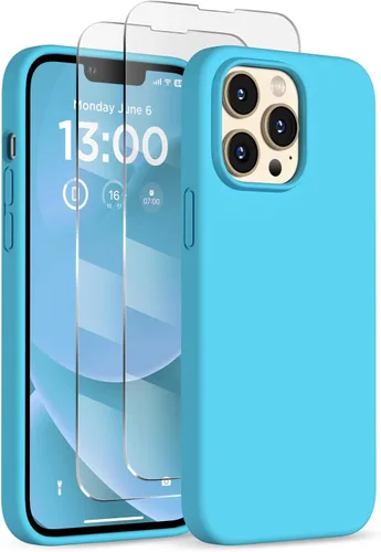 Vista 34 de Funda de silicona para iPhone 13 Pro, funda para teléfono, color Negro