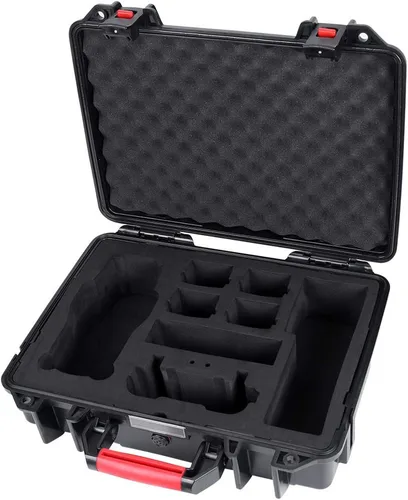 Vista 3 de Smatree Funda de transporte impermeable de 17.6L compatible con DJI Mavic 2 Pro/DJI Mavic 2 Zoom Fly More Combo con control remoto