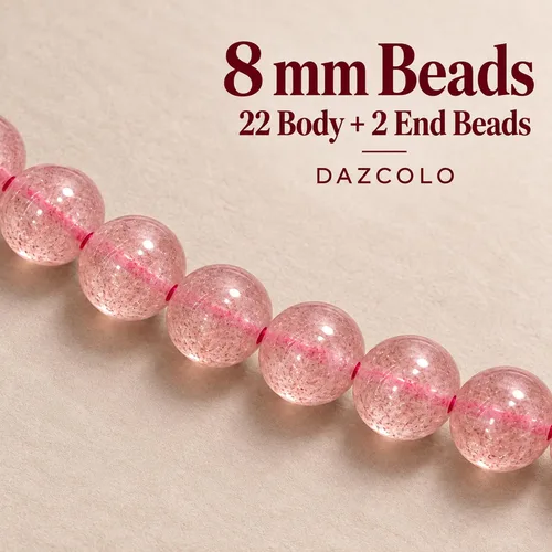 Vista 2 de Pulsera ajustable de 8 mm con gemas naturales, pulseras unisex de cristal hechas a mano para meditación, yoga, sanación espiritual y energía