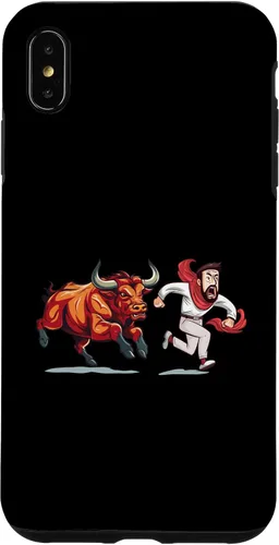 Vista 11 de Funda para iPhone 15 Pro Saint Fermin Bulls Running