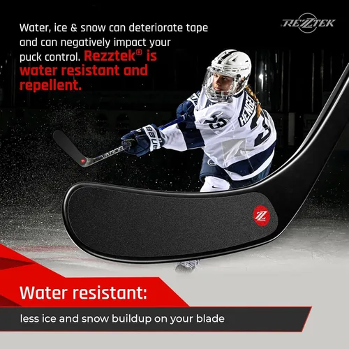 Vista 7 de Rezztek Hockey Stick Tape Alternative – Hockey Stick Blade Performance Grip – for Ice & Street Hockey Stick Blades - Used by NHL Players