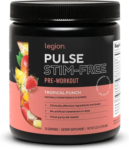 Vista 16 de Legion Pulse Suplemento previo al entrenamiento - Bebida de óxido nítrico natural para aumentar la energía, sin creatina, endulzada naturalmente
