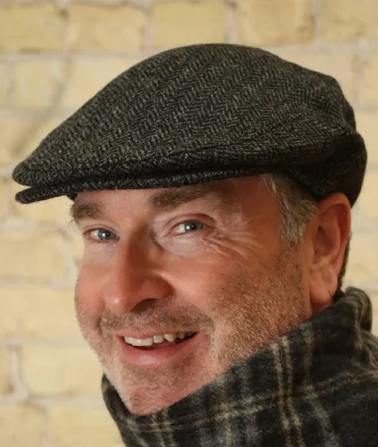 Vista 6 de Irish Newsboy - Gorra plana para hombre, hecha en Irlanda, 100% lana irlandesa