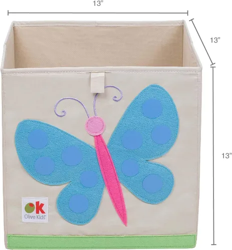 Vista 4 de Wildkin Cubo de almacenamiento para niños de 13 pulgadas para niños y niñas, uso perfecto en el dormitorio de tu hijo o sala de juegos, cubos