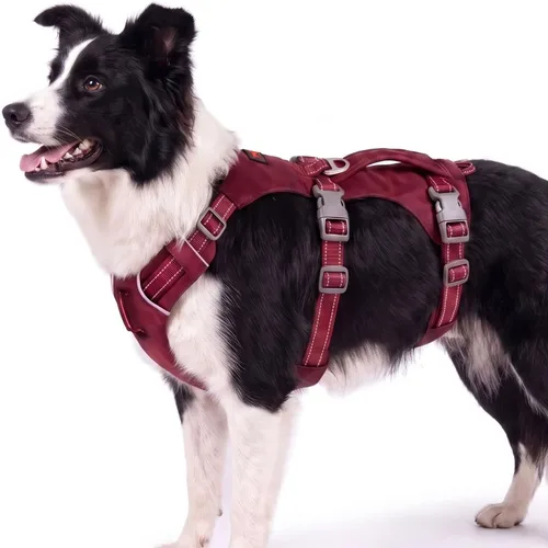 Vista 18 de Arnés para perro Tuff Pupper a prueba de escapes para perros extra pequeños Arnés ajustable ligero sin tirones Equipo multifuncional