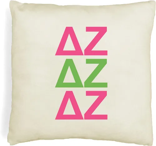 Vista 18 de sockprints Alpha Chi Omega - Funda de almohada con letras griegas de 18 x 18 pulgadas, fundas de almohada para hermandad de hermandad, almohada
