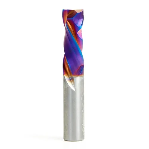 Vista 35 de Amana Tool Spektra Extreme Tool Life Recubierta - Broca de router en espiral de compresión CNC de carburo sólido recubierta, 46182-K, 1/2 D x 1 CH x