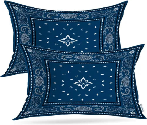 Vista 74 de Batmerry Fundas de almohada de bosque de arce otoñal, casas de sillas de madera, hojas amarillas, fundas de almohada decorativas, impresión digital