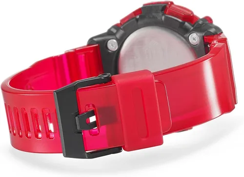 Vista 7 de G-Shock GA2200SKL-4A - Reloj serie esqueleto con ondas de sonido, color rojo, Transparente Rojo, talla única
