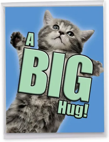Vista 10 de The Best Card Company - Tarjeta de recuperación jumbo (8.5 x 11 pulgadas) - Felicitación Big Feel Better Soon - Balloon Babies J7045LGWG-US