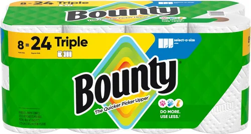 Vista 11 de Bounty Select-a-Size - Toallas de papel, color blanco, 12 rollos (paquete de 1)