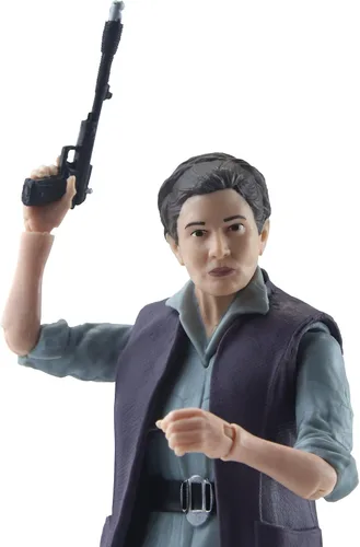 Vista 3 de Star Wars The Black Series General Leia figura de acción 6 pulgadas