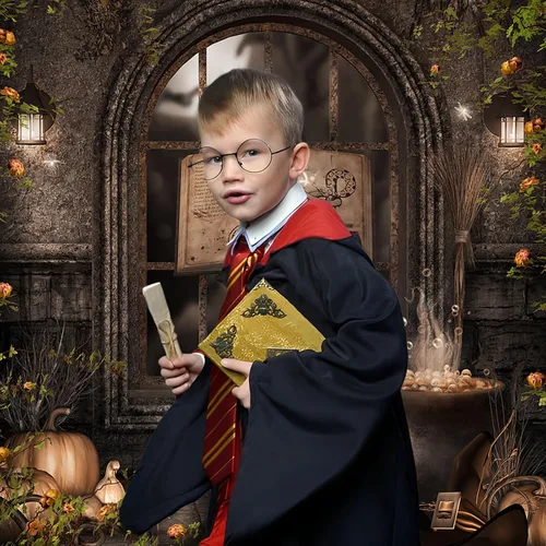 Vista 3 de Wizard Robe Costume Magician Cloak