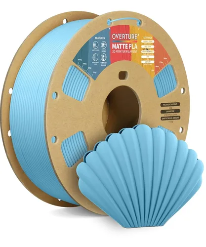 Vista 33 de OVERTURE - Filamento de fibra de carbono PLA para impresora 3D de 1.75 mm, carrete de cartón PLA de 2.2 libras, precisión dimensional +/- 0.02 mm