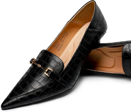 Vista 3 de DREAM PAIRS Zapatos de tacón para mujer con punta puntiaguda para mujer